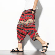 Printed baggy cropped pants, view 9 - MRSLM