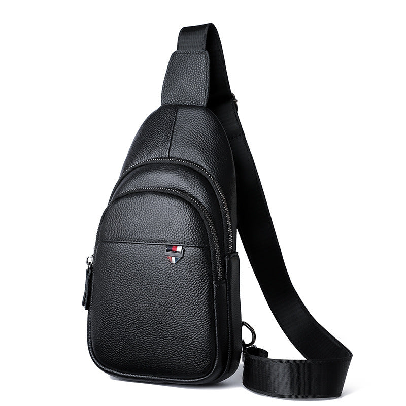 men's leather chest bag, view 9 - MRSLM