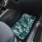Forest green camouflage car floor mats, view 5 - MRSLM