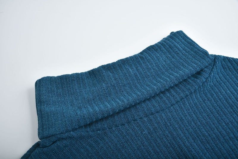 Women's lapel pullover knit sweater, view 3 - MRSLM