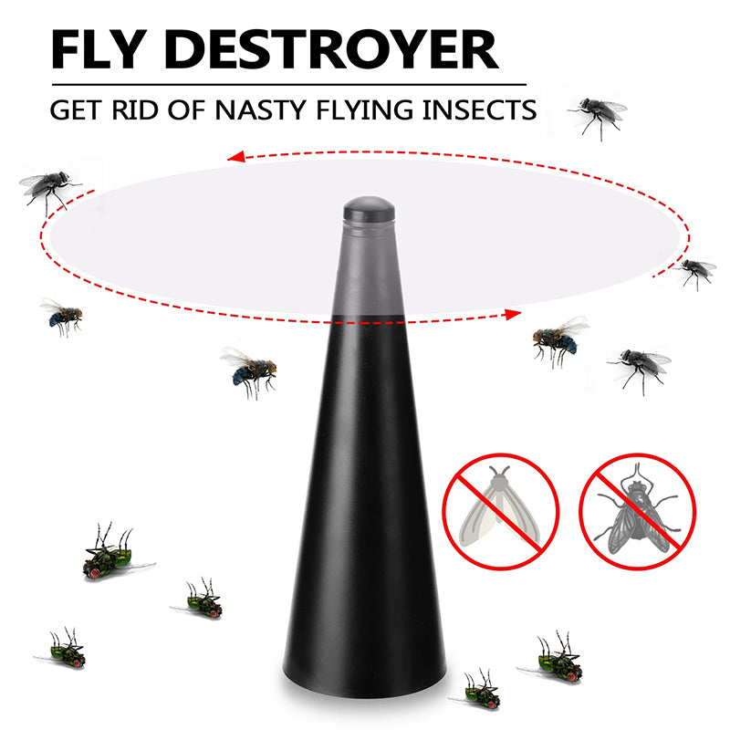 portable fly repellent fan, view 5 - MRSLM