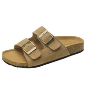 women's suede flip-flops, view 5 - MRSLM