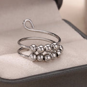 stainless steel fidget ring, view 7 - MRSLM