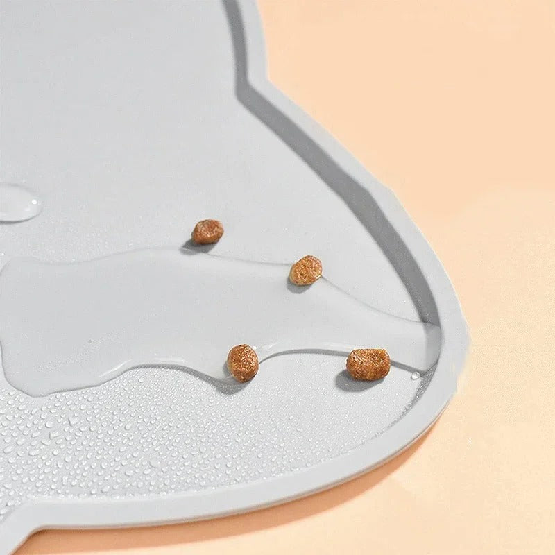 silicone waterproof pet feeding mat, view 10 - MRSLM