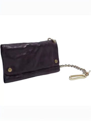 vintage trifold cowhide wallet, view 8 - MRSLM