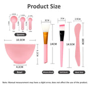 7-piece facial mask bowl and brush set, view 8 - MRSLM