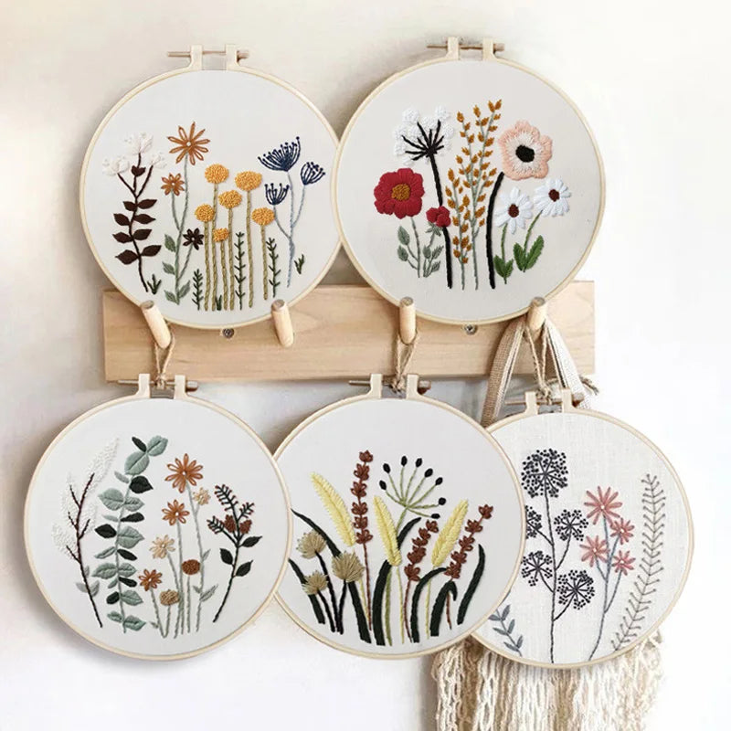 Beginner floral embroidery kit, view 12 - MRSLM