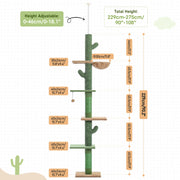 5-tier cactus cat tree, view 8 - MRSLM