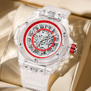 Men's transparent automatic mechanical watch, view 3 - MRSLM