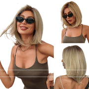 full-head golden tail wig, view 4 - MRSLM