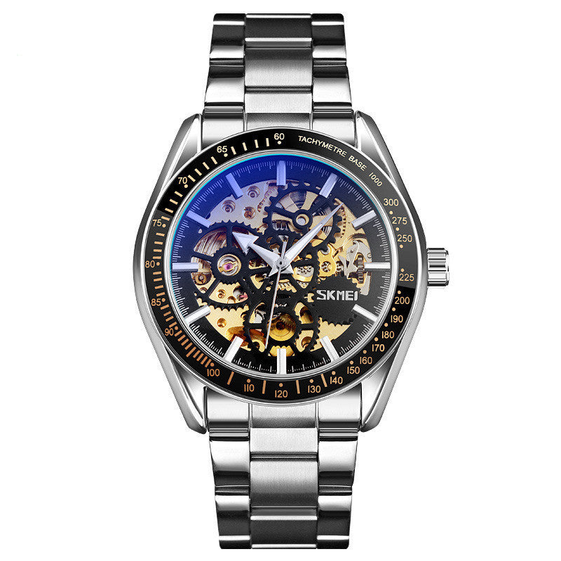 men's business steel strap watch, view 4 - MRSLM