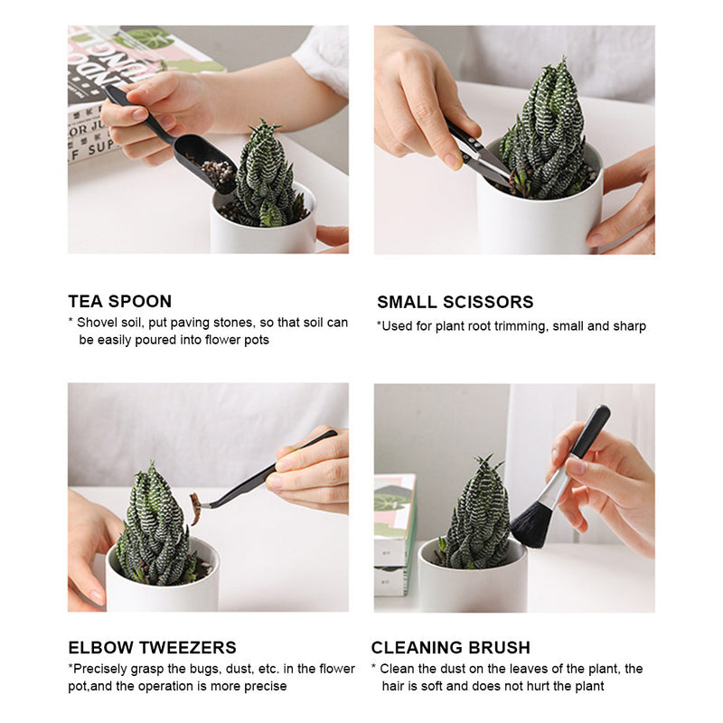 succulent gardening tool set, view 9 - MRSLM