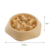 slow feeder dog bowl, view 5 - MRSLM
