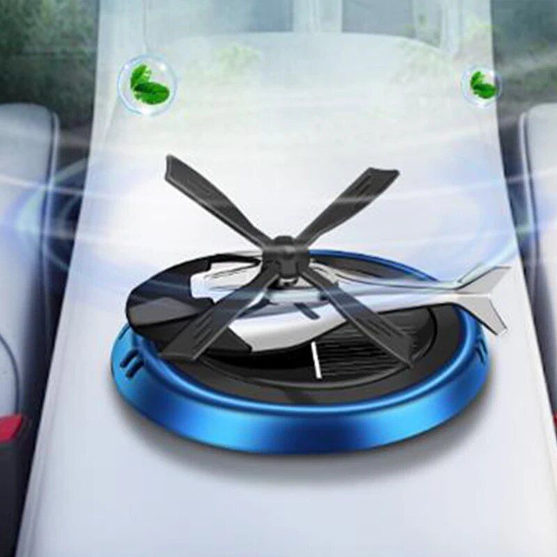 solar helicopter car air freshener, view 7 - MRSLM