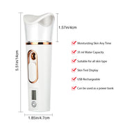 rechargeable mist facial sprayer, view 4 - MRSLM