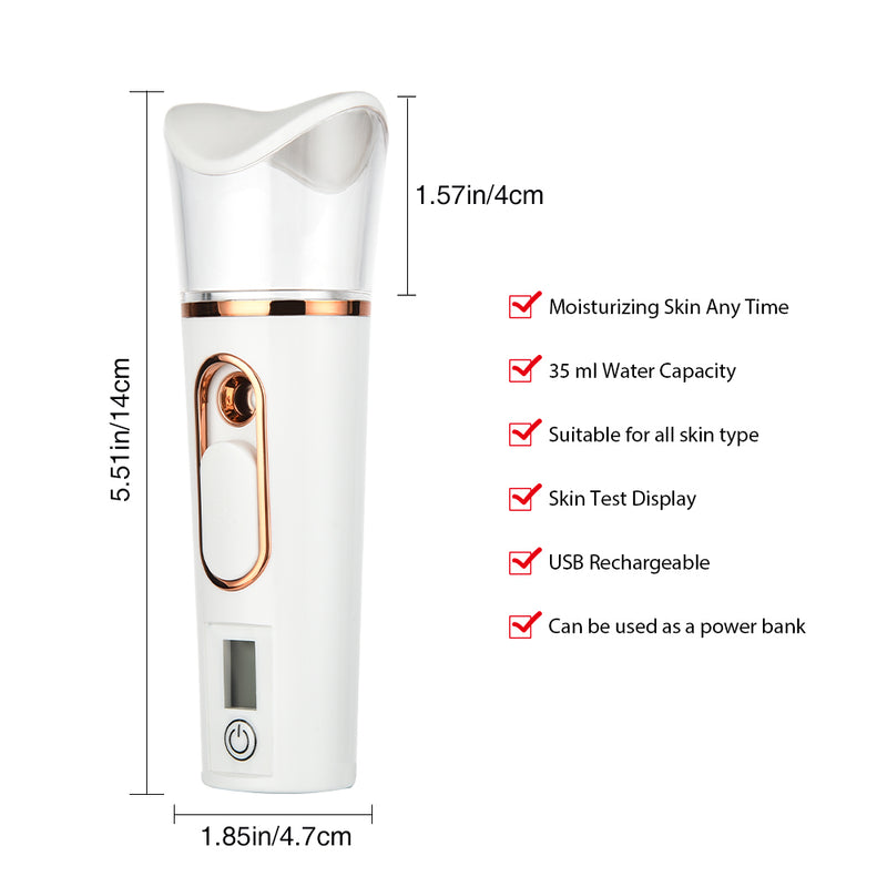 rechargeable mist facial sprayer, view 4 - MRSLM
