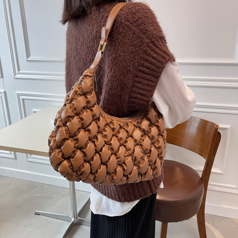 lingge embroidery messenger bag - MRSLM
