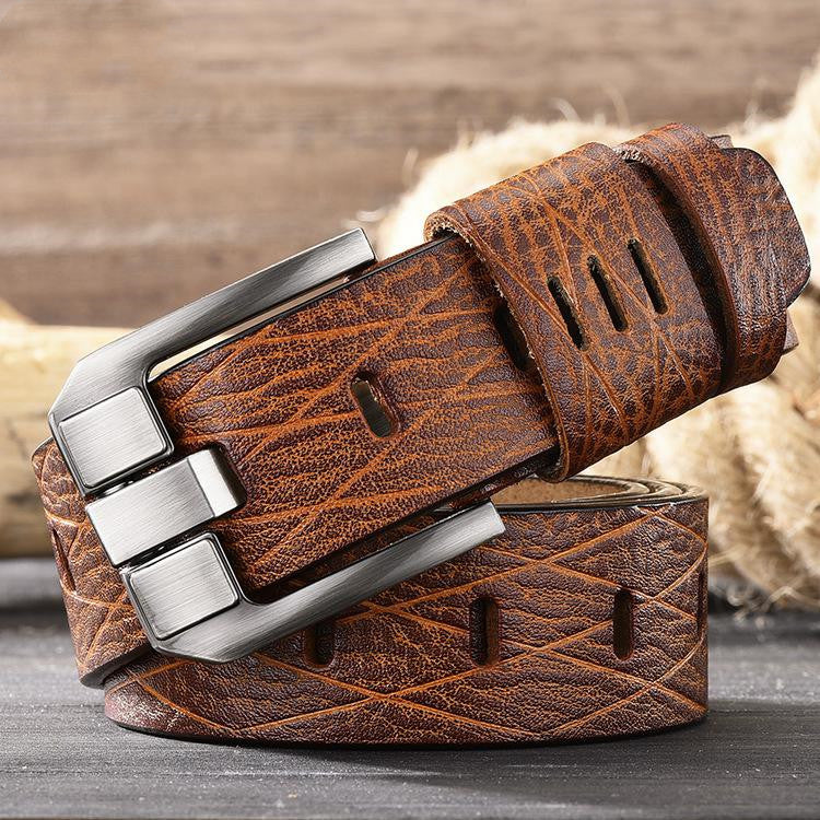 men's leather belt, view 6 - MRSLM