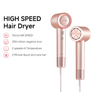 high-speed negative ion hair dryer, view 3 - MRSLM