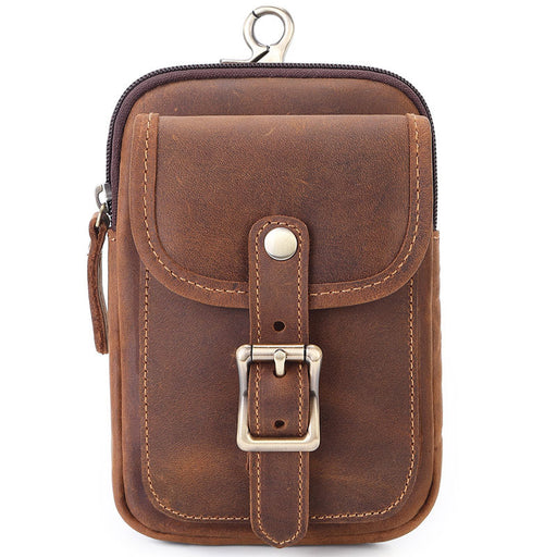 men's leather belt phone bag - MRSLM