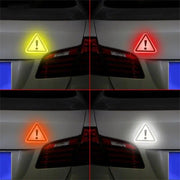 reflective safety triangle decal, view 11 - MRSLM