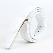 men's leather belt in multiple colors, view 4 - MRSLM