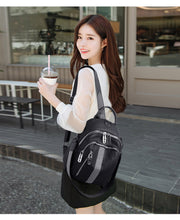 Large capacity PU leather shoulder bag with diamonds, view 4 - MRSLM