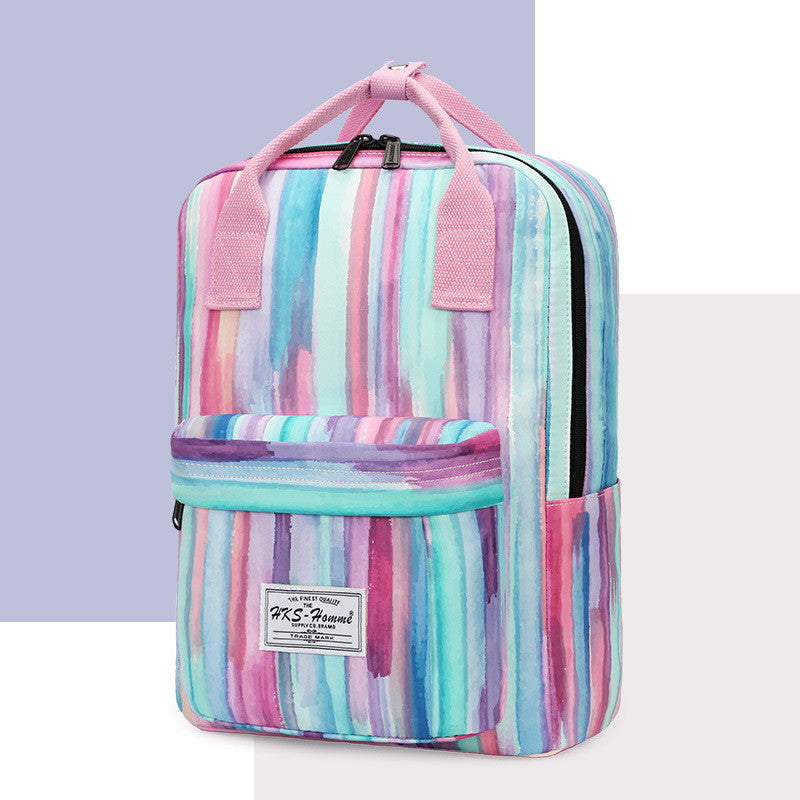 printed laptop backpack, view 15 - MRSLM