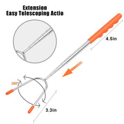 stainless steel barbecue fork, view 3 - MRSLM
