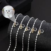 letter bubble bracelet, view 3 - MRSLM