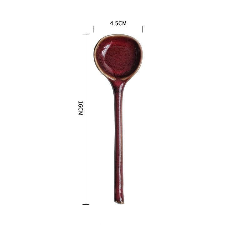 ceramic soup spoon, view 3 - MRSLM