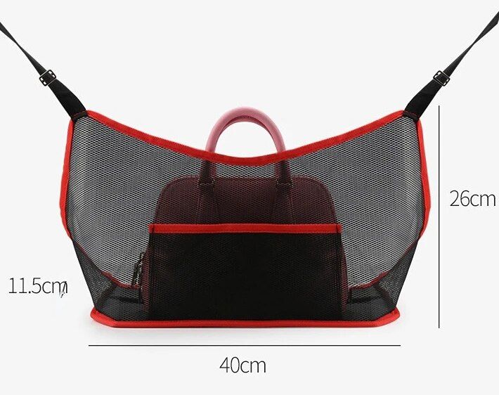 Car seat organizer with pet barrier, view 7 - MRSLM