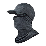 ice silk sun hood hat, view 3 - MRSLM