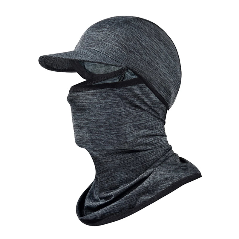 ice silk sun hood hat, view 3 - MRSLM