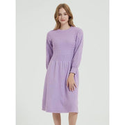 long sleeve knitted sweater dress, view 6 - MRSLM