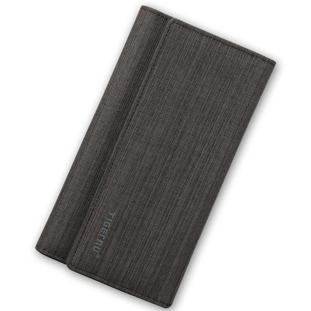 men's long wallet with multiple pockets, view 3 - MRSLM