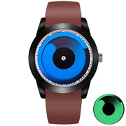 men's whirlpool dial silicone strap watch, view 9 - MRSLM