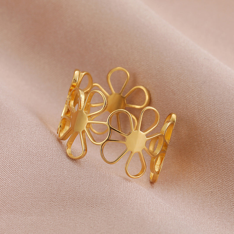 daisy adjustable ring, view 5 - MRSLM
