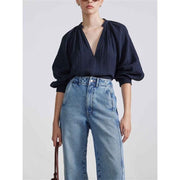 vintage high waist blue jeans, view 6 - MRSLM