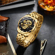 men's dragon totem mechanical watch, view 2 - MRSLM