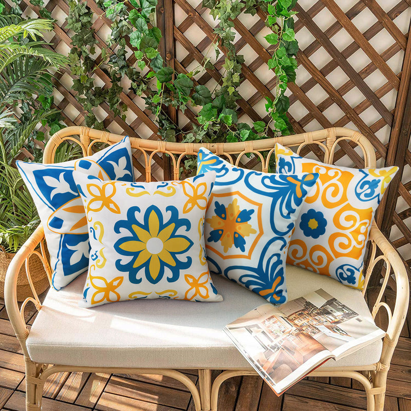 waterproof bohemian geometric throw pillow cover, view 20 - MRSLM