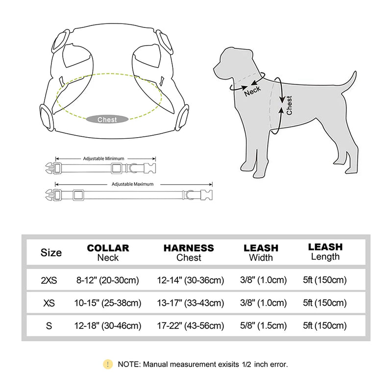 bowtie dog collar harness leash set, view 11 - MRSLM