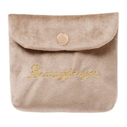 Velvet mini cosmetic and storage bag, view 2 - MRSLM