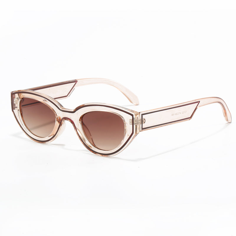 gradient cat eye sunglasses, view 8 - MRSLM