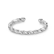Twisted cuff bangle for women, view 2 - MRSLM