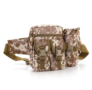 tactical waist bag with water bottle pockets, view 3 - MRSLM