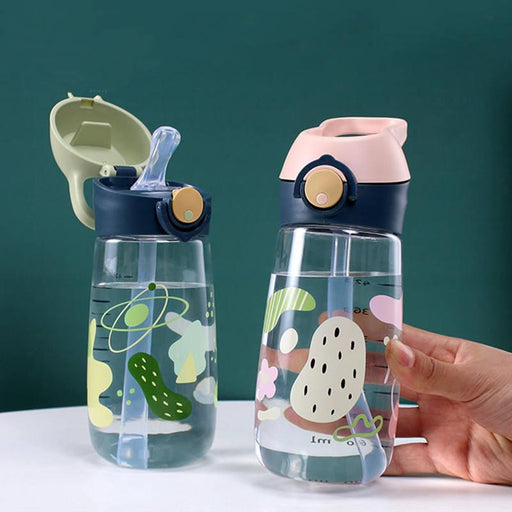 kids water bottle with straw - MRSLM