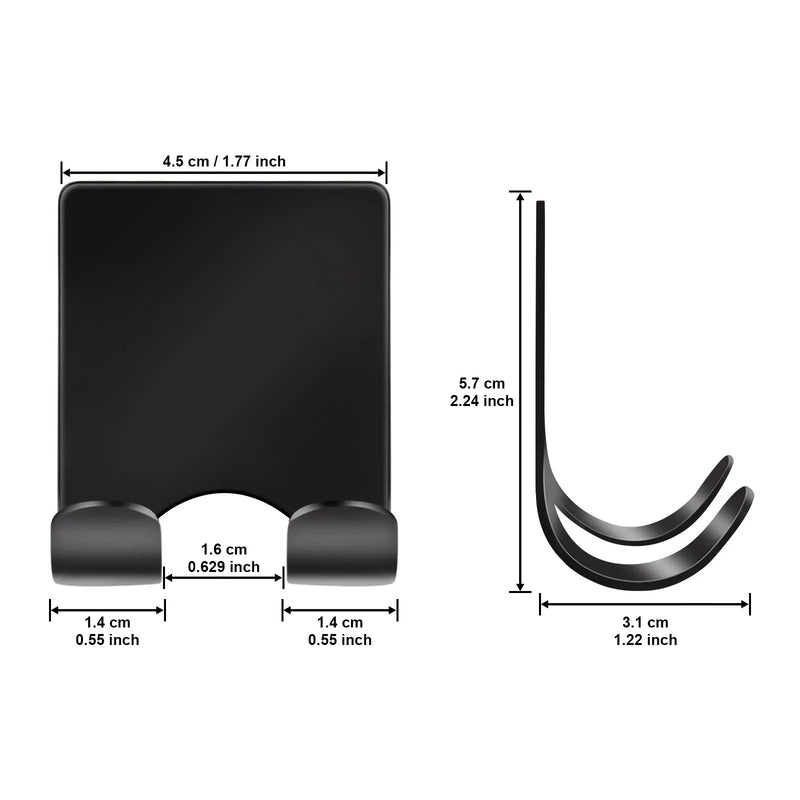 adhesive razor and towel holder set, view 8 - MRSLM