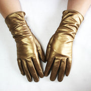 women's retro sheepskin riding gloves, view 12 - MRSLM