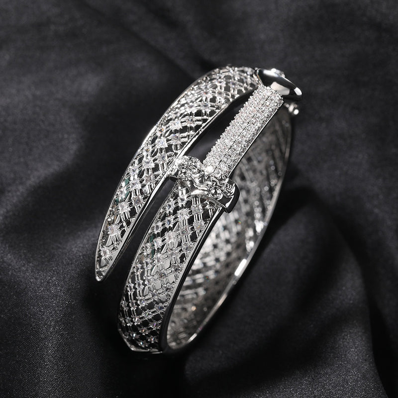 men's sword bracelet, view 6 - MRSLM